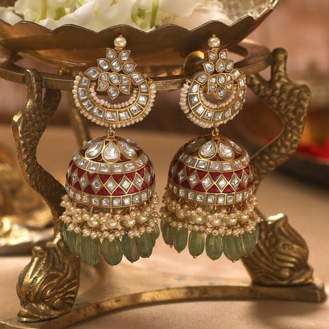 Jaali Jhumka Earrings – Manjha